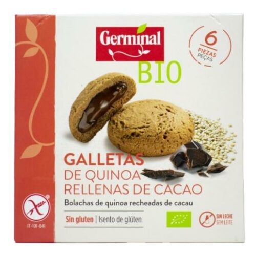 celiacos GALLETAS DE QUINOA RELLENAS DE CACAO