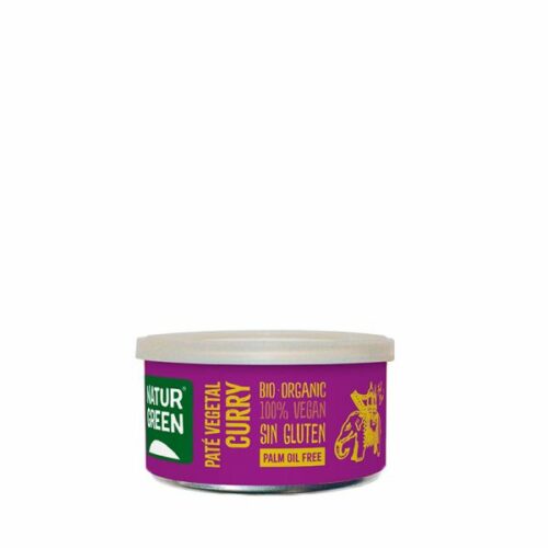 patés y carnes vegetales PATE CURRY 125 g BIO S/G