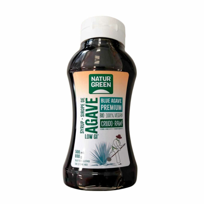 azucar y endulzantes SIROPE DE AGAVE CRUDO BIO S/G 500 ml/690g