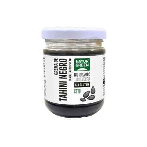 sales, condimentos y salsas TAHIN SESAMO NEGRO TOSTADO BIO S/G KETO 180 g