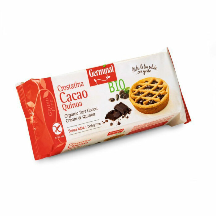 celiacos TARTALETA DE CACAO Y QUINOA SIN GLUTEN 200G