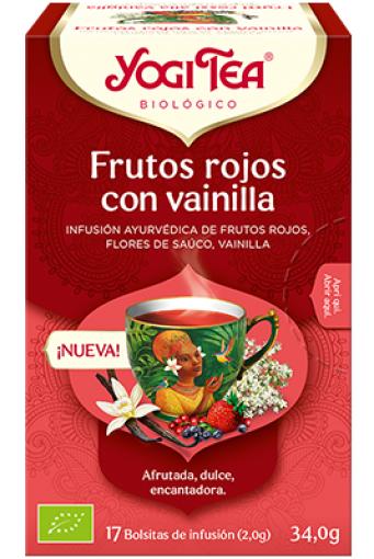 plantas en filtro YOGI TEA FRUTOS ROJOS CON VAINILLA 17 FILTROS