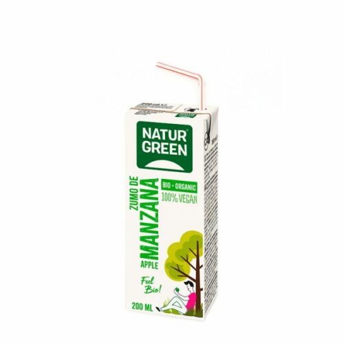 bebidas ZUMO MANZANA BIO S/G 200 ml