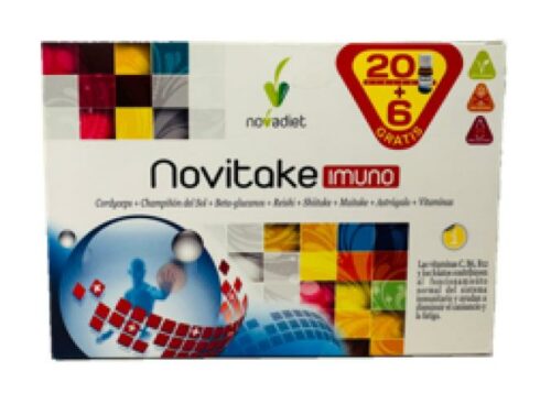 sistema inmunológico NOVITAKE IMUNO 20 VIALES + 6 GRATIS